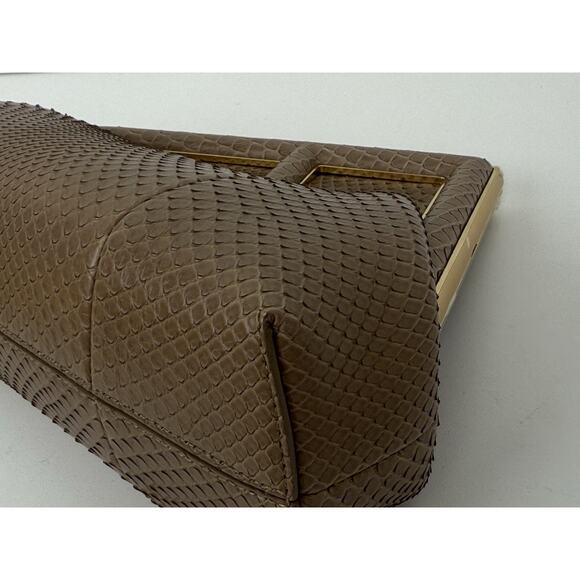 Fendi Beige Python Small First Clutch Bag - Picture 10 of 16